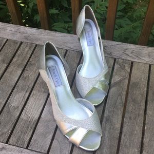Silver Short Heels